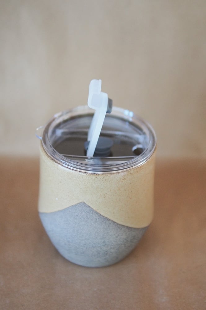 Image of Lidded tumbler - ōpapa