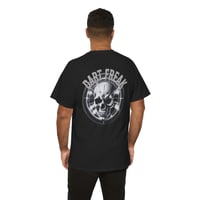 Image 2 of Dart Freak T-shirt – Skull Dartboard Graphic Tee for Dart Players