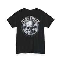 Image 1 of Dart Freak T-shirt – Skull Dartboard Graphic Tee for Dart Players