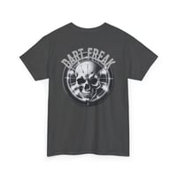 Image 4 of Dart Freak T-shirt – Skull Dartboard Graphic Tee for Dart Players