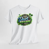 Image 1 of Dart Freak T‑Shirt – Colorful Dartboard Graphic Tee for Dart Players & Pub League Fans