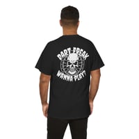 Image 2 of Dart Freak Graphic T‑Shirt – Bold Dartboard Skull Design for Players & Fans