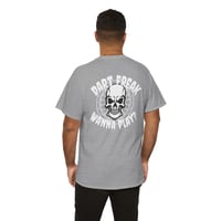 Image 3 of Dart Freak Graphic T‑Shirt – Bold Dartboard Skull Design for Players & Fans