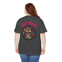 Image 5 of Dart Freak T‑Shirt – Colorful Skull Dartboard Graphic Tee for Dart Players