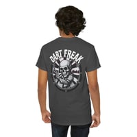 Image 5 of Dart Freak Skull T‑Shirt Dartboard Graphic Tee for Dart Players & League Nights