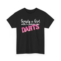 Image 2 of Girls Darts Passion Tee Bold Pink Sport Shirt for Dart Lovers