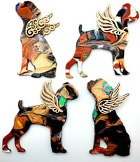 Rainbow Mix Copper Swirl Four Set