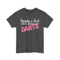 Image 5 of Girls Darts Passion Tee Bold Pink Sport Shirt for Dart Lovers