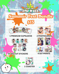 Image 1 of Paint the 4th Wall Cupsleeve Merch Bundle