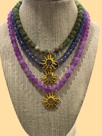 Image 1 of The “sunburst” charm necklace