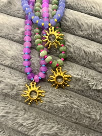 Image 2 of The “sunburst” charm necklace