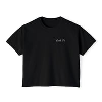 Image 1 of FREE Pink Paint Graphic Boxy Tee — Women's Casual Inspirational T-Shirt