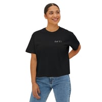 Image 3 of FREE Pink Paint Graphic Boxy Tee — Women's Casual Inspirational T-Shirt