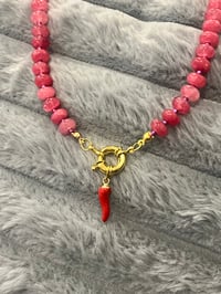 Image 2 of Spicy chilli pepper necklace 