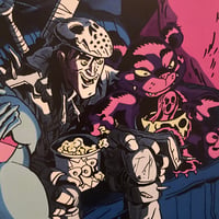 Image 1 of Casey’s Monster Video Party Print
