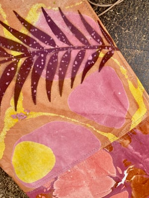 Image of hand marbled one of a kid pouch - no. 01