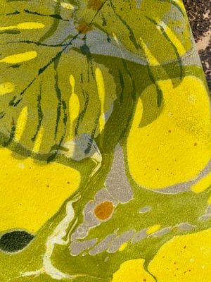 Image of hand marbled one of a kind pouch - no. 03