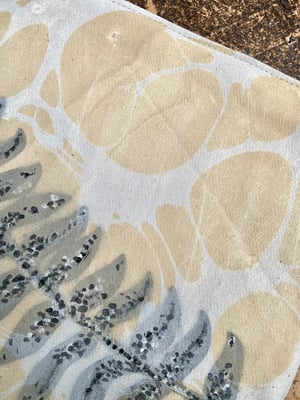 Image of hand marbled one of kind pouch - no. 04