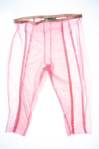 Image 1 of Out Of The Office Tulle Capris Pink