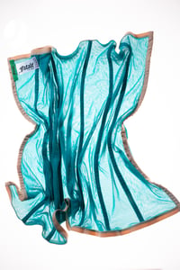 Image 1 of Out Of The Office Tulle Dress Turquoise