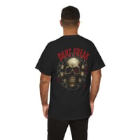 Image 2 of Dart Freak T‑Shirt – Skull Dartboard Graphic Tee for Dart Players & League Fans