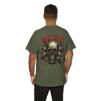 Image 3 of Dart Freak T‑Shirt – Skull Dartboard Graphic Tee for Dart Players & League Fans