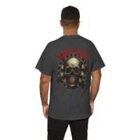 Image 4 of Dart Freak T‑Shirt – Skull Dartboard Graphic Tee for Dart Players & League Fans