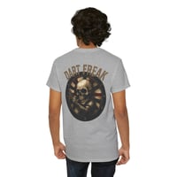 Image 4 of Dart Freak Skull T‑Shirt – Skeleton Dartboard Graphic Tee for Dart Players & League Nights