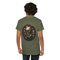 Image 5 of Dart Freak Skull T‑Shirt – Skeleton Dartboard Graphic Tee for Dart Players & League Nights