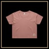 COVE CROPPED DUSTY PINK TEE