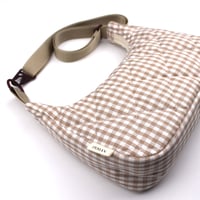 Image 1 of Sac biscuit • vichy beige