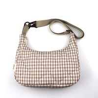 Image 2 of Sac biscuit • vichy beige