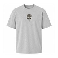 Image 2 of Tee Shirt Oversize  gris chine  Skull Camo