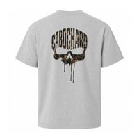 Image 1 of Tee Shirt Oversize  gris chine  Skull Camo