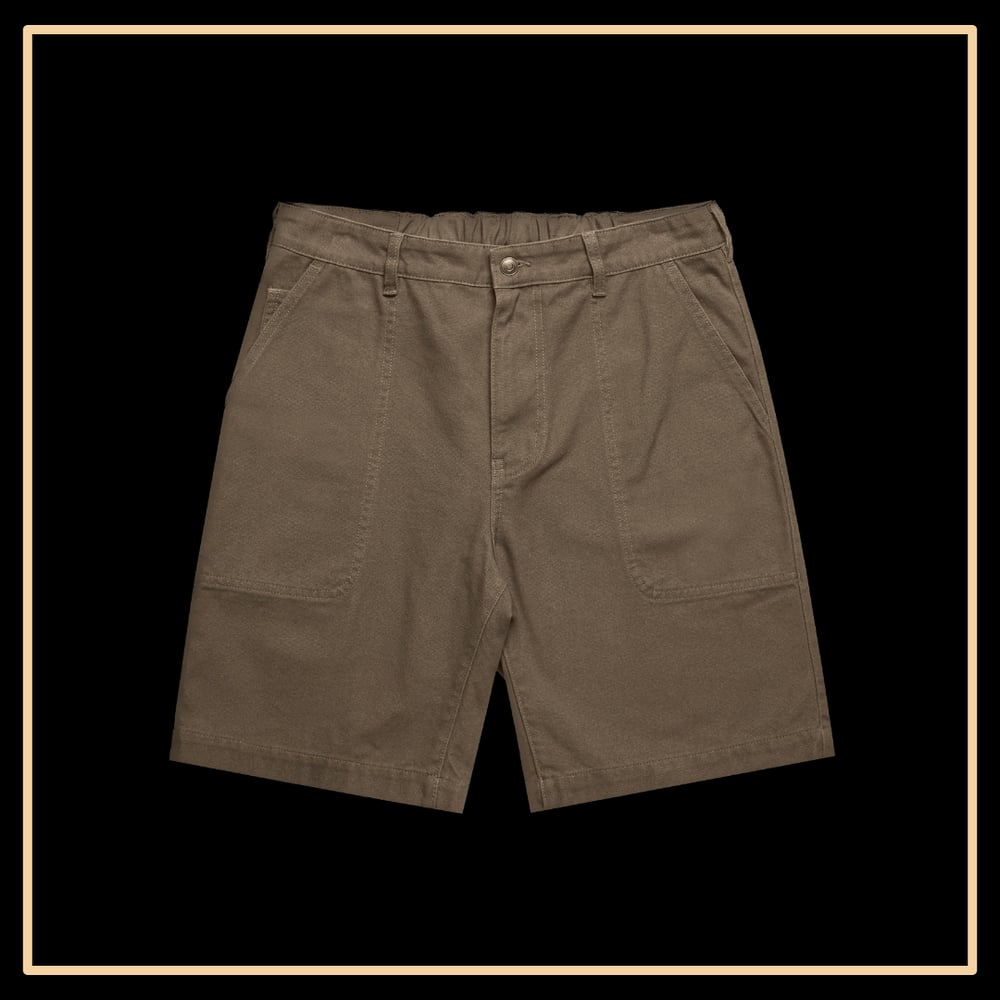 COVE WORKWEAR BROWN SHORTS