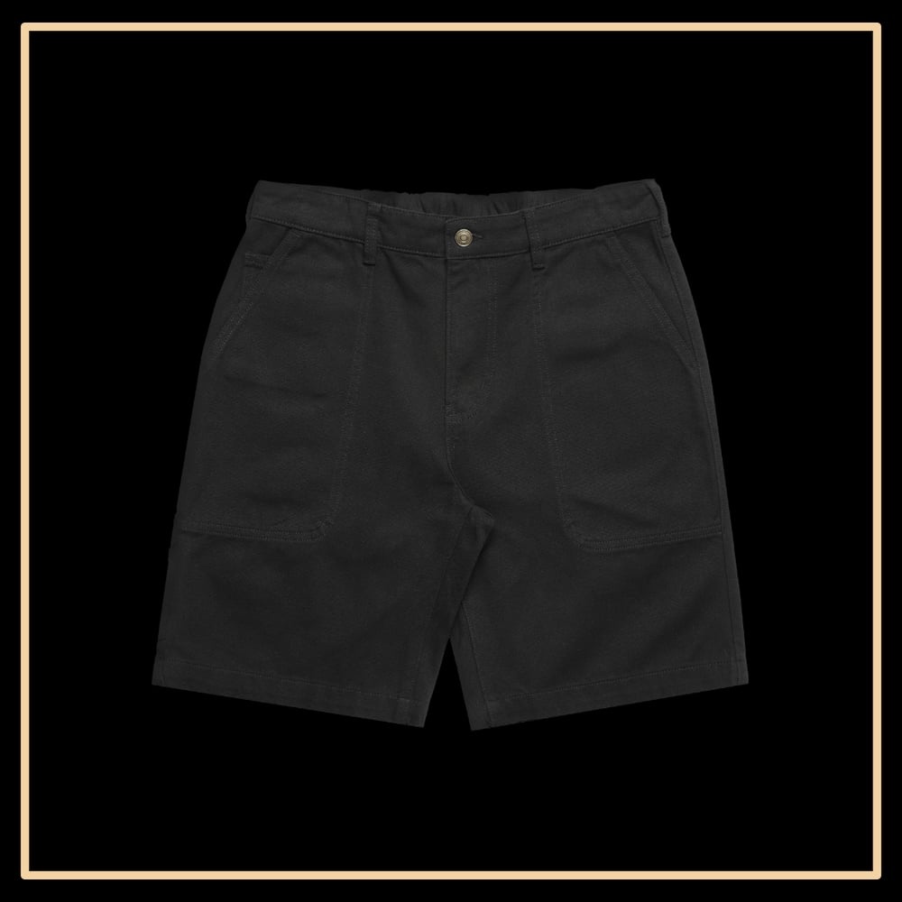 COVE WORKWEAR BLACK SHORTS