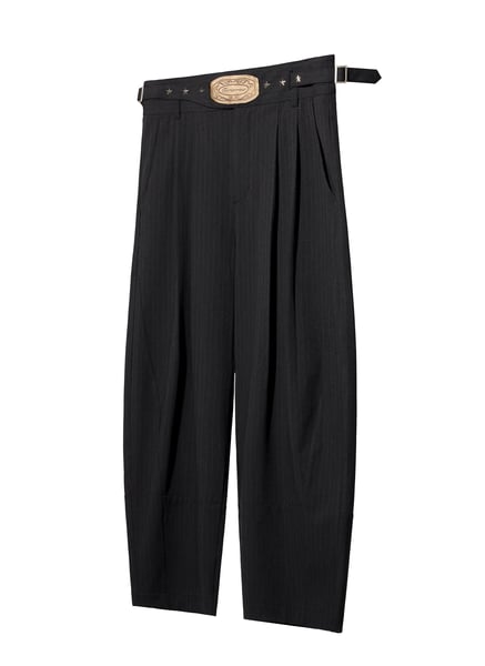 Image of EQUALNEAR - Champion Wide Pants (Dark Gray)