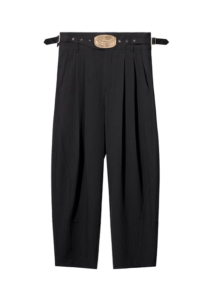 Image of EQUALNEAR - Champion Wide Pants (Dark Grey)