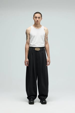 Image of EQUALNEAR - Champion Wide Pants (Dark Gray)