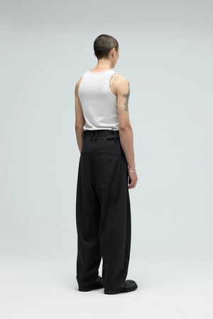 Image of EQUALNEAR - Champion Wide Pants (Dark Gray)