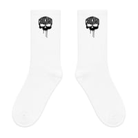 Chaussettes blanches Skull Cabochard