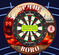Image 1 of MIDDLESBROUGH "UP THE BORO" SURROUND WRAP / COVER - POLYPROP & CANVAS - EASY SELF FITTING 