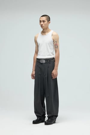 Image of EQUALNEAR - Champion Wide Pants (Gray)