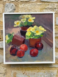 Image 5 of Primroses and Plums 32cm x 32 cm