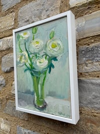 Image 6 of White ranunculus 20cm x 26cm 