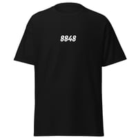 Image 1 of 8848 Chest Print Tshirt Black/White