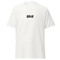 Image 2 of 8848 Chest Print Tshirt Black/White