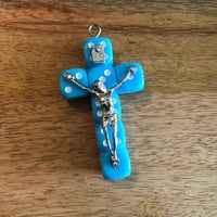 Image 4 of Lousy Crucifix - handmade lucky dice crucifix 