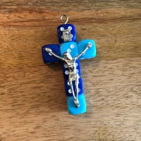 Image 3 of Lousy Crucifix - handmade lucky dice crucifix 