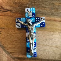 Image 5 of Lousy Crucifix - handmade lucky dice crucifix 